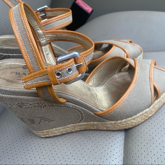 Prada Milano Espadrille wedges - Picture 4 of 8